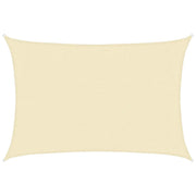 Vela Parasole | Telo Ombra | Vela da ombra 160 g/m2 Crema 3x5 m in HDPE