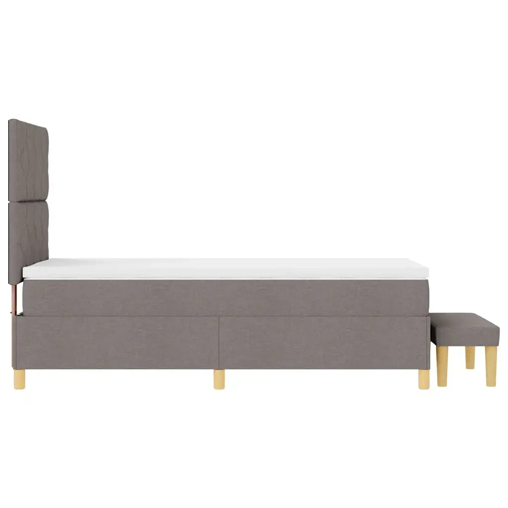 Letto a molle con materasso Talpa 100 x 200 cm Tessuto 3344356