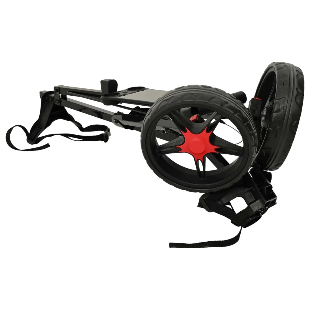 Carrello da golf Nero 66 x 65 x 112 cm Ferro CFW5267414