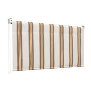 Tenda da Sole a Caduta 250x150 cm Tessuto in Poliestere Riga Beige