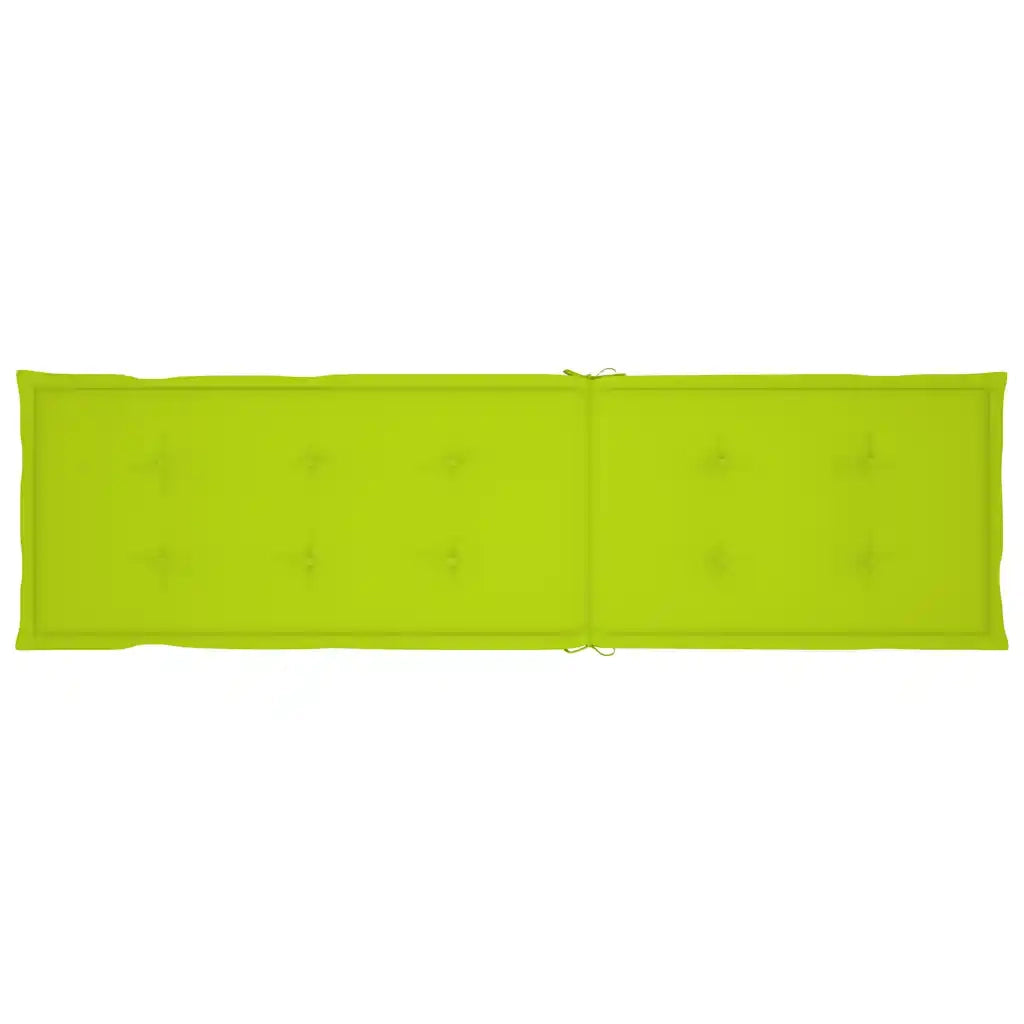 Sdraio da Esterni con Poggiapiedi e Cuscino Massello di Acacia cod mxl 74983