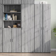 Credenza-Buffet-Armadio da cucina Grigio Sonoma 50x42,5x185 cm in Legno Multistrato 424141