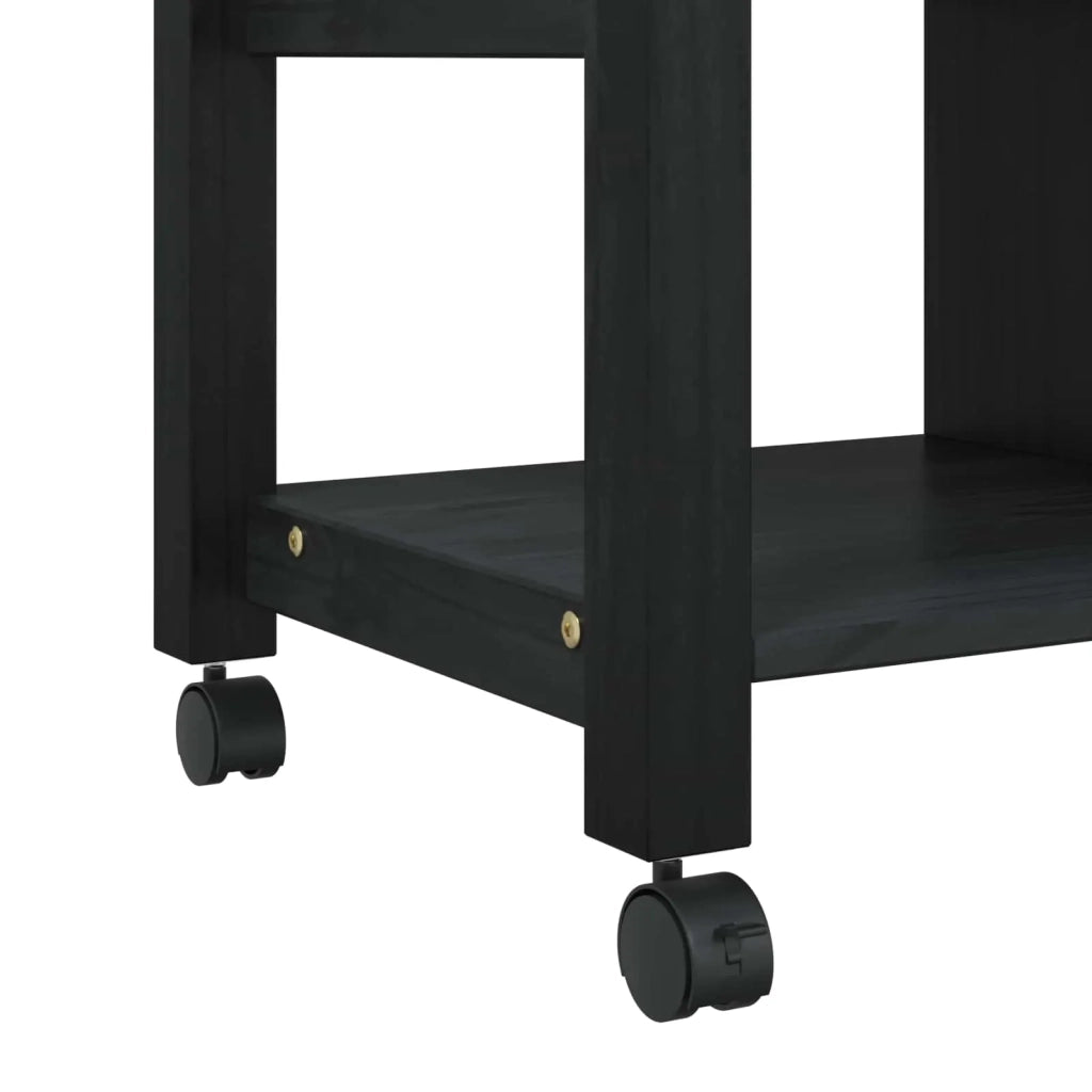 Carrello da Cucina MONZA Nero 84 x 40 x 88,5 cm CFW6154194
