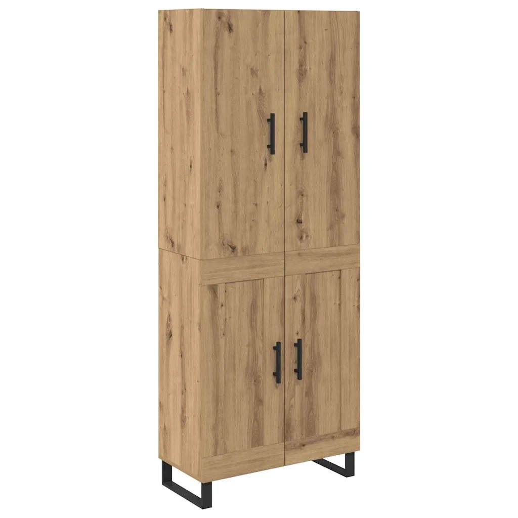 Credenza 2 pcs Rovere artigianale 69,5 x 34 x 180 cm