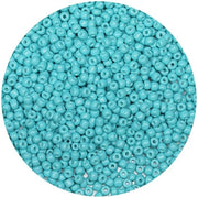 Kralen in vetro 4 mm, colore turquesa, per catenella, 6/0 per bracciali, per gioielleria fai da te stesso (turquesa)