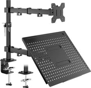 Standarizzazione per Monitor e Laptop con Montaggio VESA, per Schermi da 13 a 32 pollici, con Porta Laptop