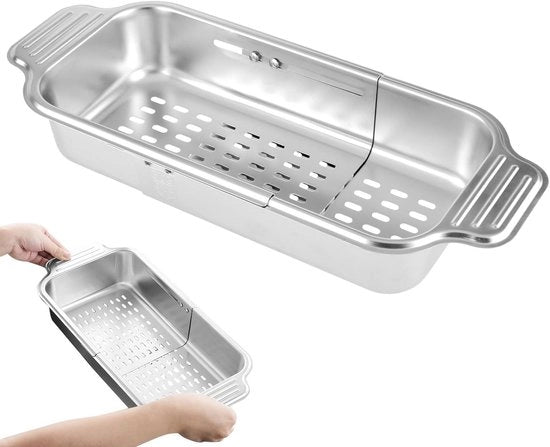 Filtro estrattile per lavandino - Acciaio inossidabile - Organizzatore cucina