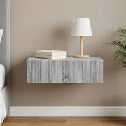 Tavolino da Parete Laterale Grigio Sonoma 59 x 34,5 x 17 cm 898321