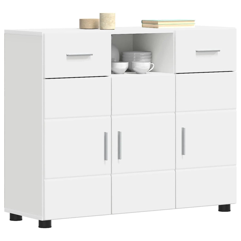 Armadio in Legno Bianco 88,5 x 30,5 x 73 cm Legno multistrato 880281