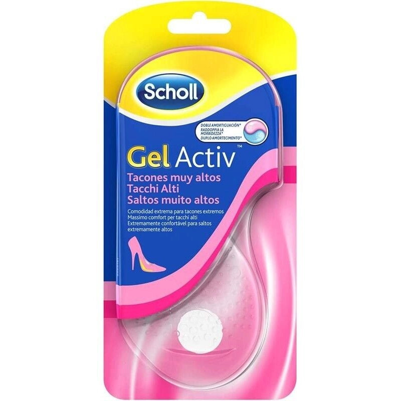 SCHOLL SOLETTE GEL ACTIV DONNA PER TACCHI ALTI AZIONE AMMORTIZZANTE E ANTISCIVOLO  1 PAIO