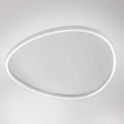 Ecaris P/G Plafoniera a Soffitto LED 72W Biemissione Dimmerabile CCT Switch 3000K/4000K in Alluminio Bianco Satinato - Gealuce
