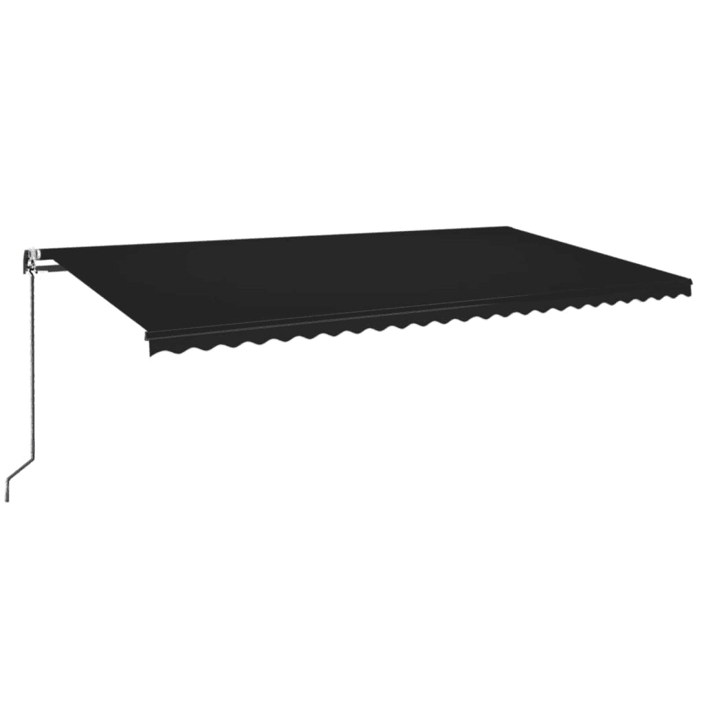 TendaAutomatica con Sensore Vento e LED 600x350 cm Antracitecod mxl 72654