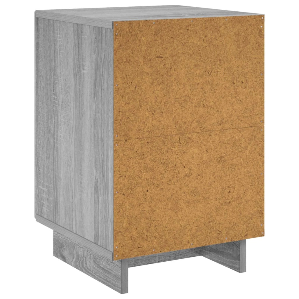 Armadio da Notte Sonoma grigio 33,5 x 34,5 x 50 cm 8011417
