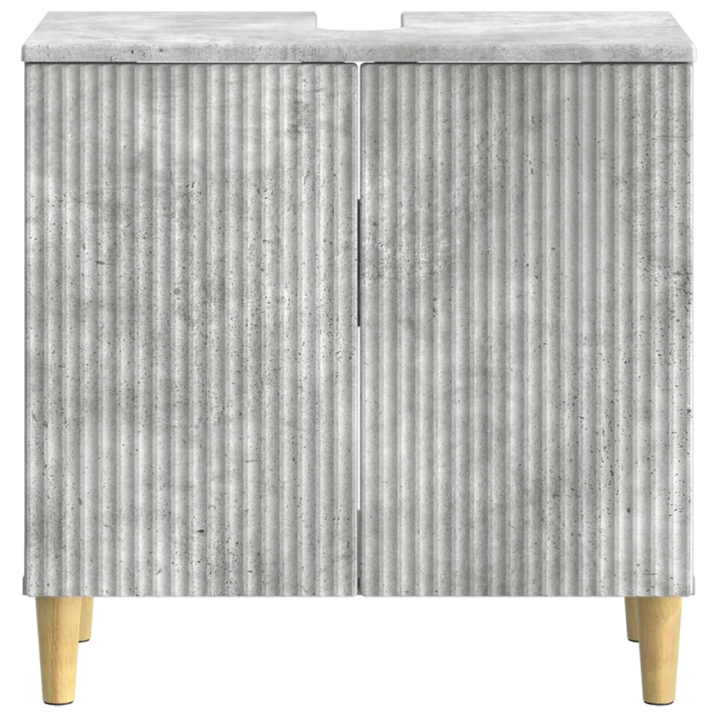 Armadio per Lavabo da Bagno ARNHEM Grigio Cemento 896568
