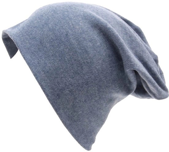 Cappuccio per donne e uomini, realizzato con tessuto di alta qualità, respirante e elastico, con un diametro di 54 cm, Blu denim