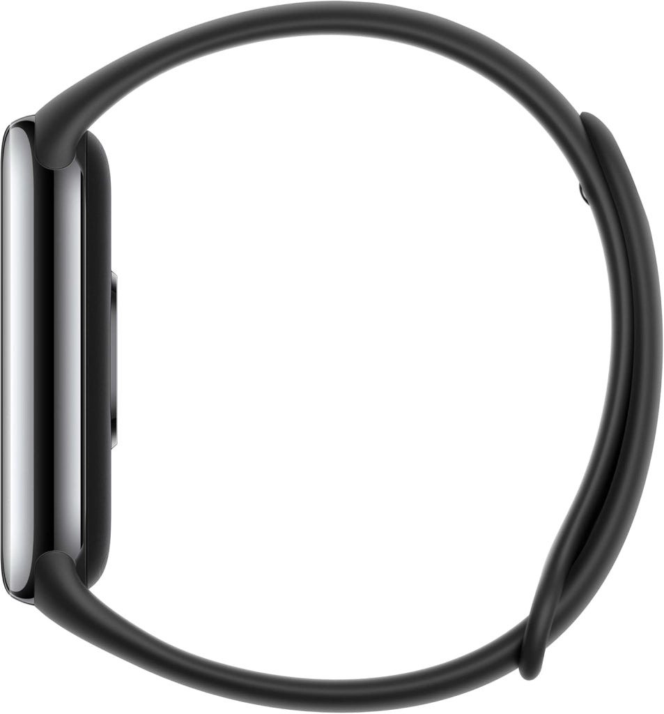 Smart Band 8 - Braccialetto di attività, autonomia fino a 16 giorni, display AMOLED con frequenza di aggiornamento di 60 Hz, 5 ATM, 150 modalità sportive, nero (versione ES + 3 anni di