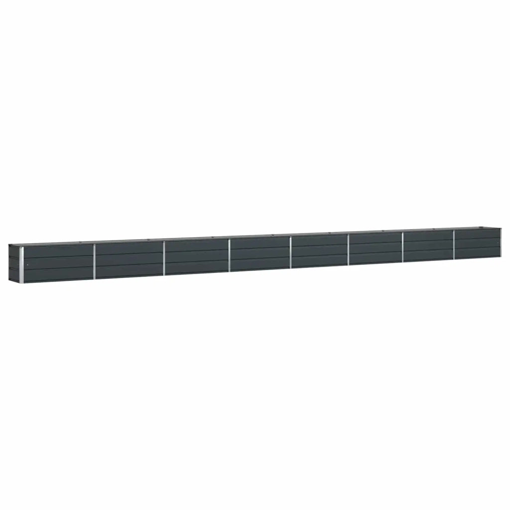 Fioriera Antracite 770 x 50 x 45 cm Acciaio zincato