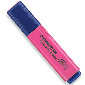 Set 10 Evidenziatori Staedtler Pennarello Evidenziatore Rosa Fuxia Fluo 10pz