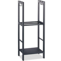 Portalegna Scaffale Metallo Porta Legna 2 Ripiani Legnaia Camino Stufa 100x40x30