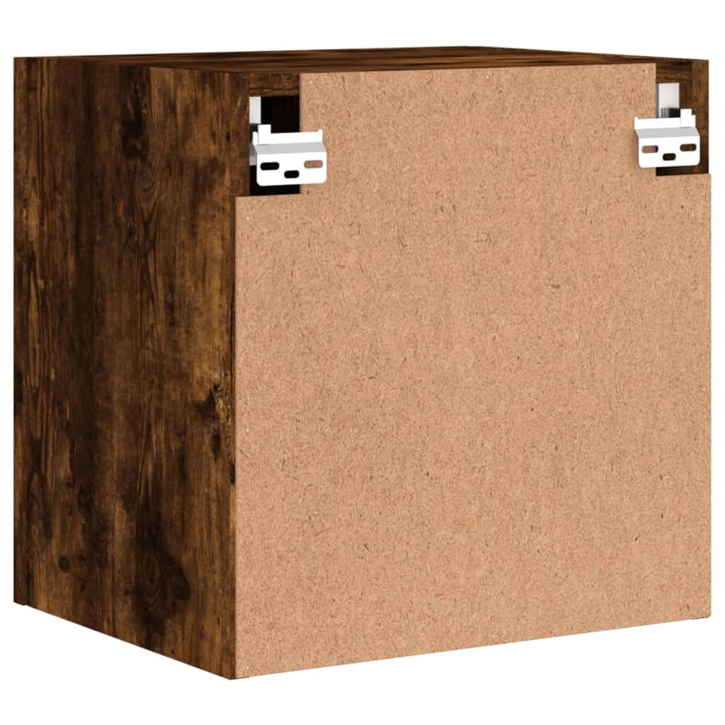 Mobile TV multimediale scaffale TV mobile TV credenza TV sala da pranzo soggiorno camera da letto a parete rovere affumicato 40,5 x 30 x 40 cm legno ingegnerizzato marrone 02_0028132
