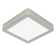 Plafoniera Moderna Fueva 5 Acciaio Nichel Satinato Led Integrato 11W