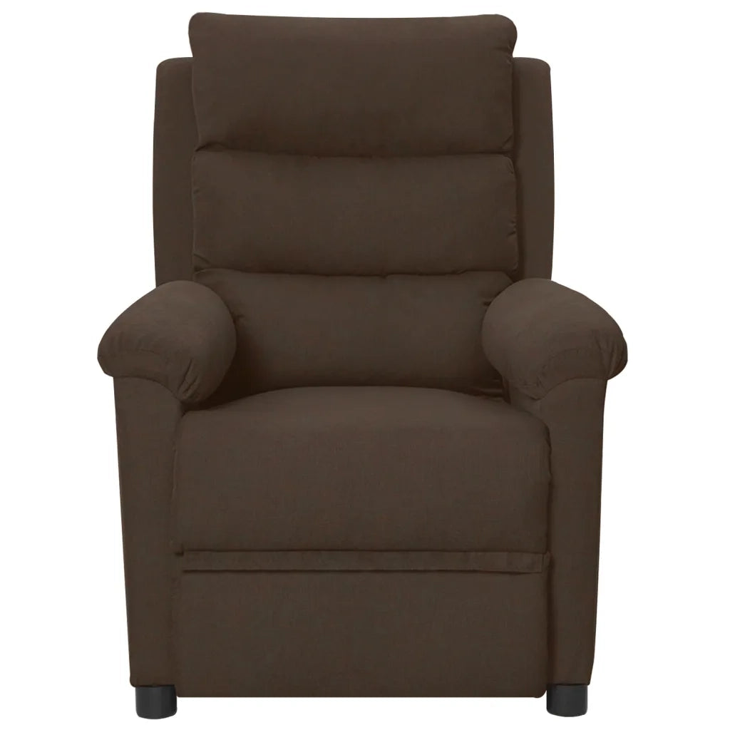 Poltrona Massaggiante Elettrica Marrone scuro in Tessuto cod mxl 31697