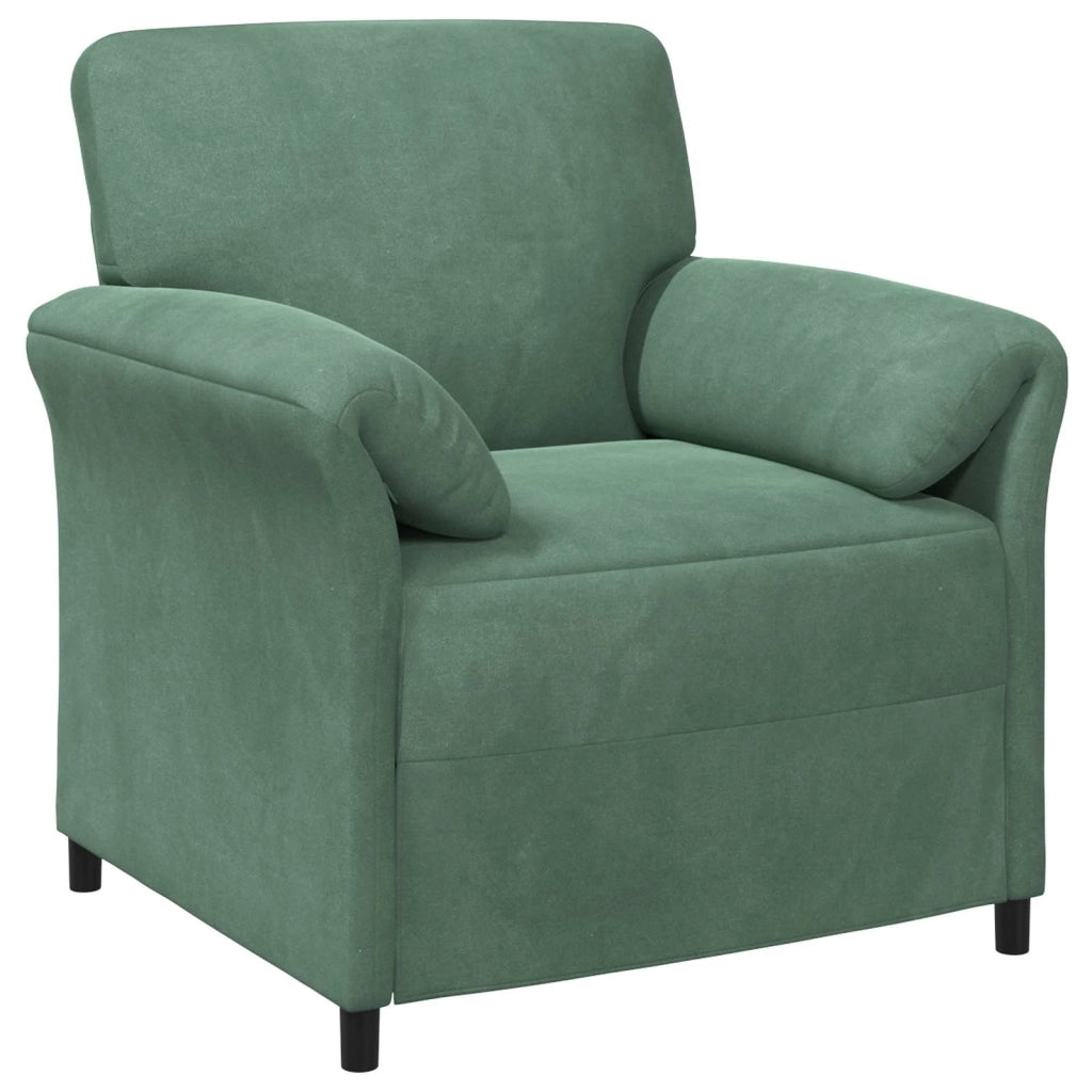Set di divani 2 pz Verde Mare Velluto 3424896