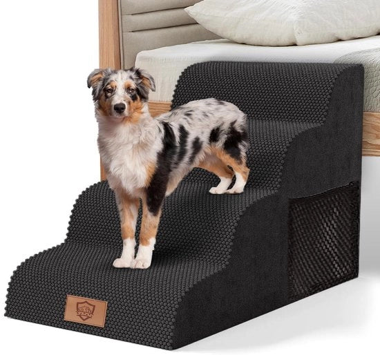Trappola per cani a 4 gradini, trappola per animali in gomma, trappola per cani con cappuccio lavabile, trappola per cani per piccoli cani e gatti, trappola per cani per divano letto