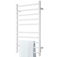 Scaldasalviette Termoarredo Elettrico Bagno Asciugabiancheria 10 Elementi Bianco