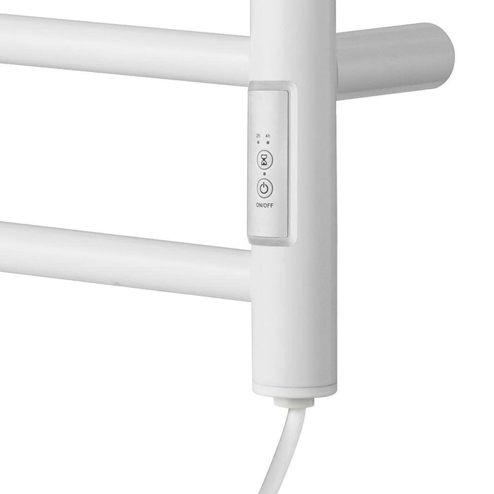 Scaldasalviette Termoarredo Elettrico Bagno Asciugabiancheria 10 Elementi Bianco