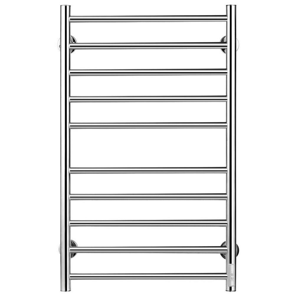 Scaldasalviette Termoarredo Elettrico Bagno Asciugabiancheria 10 Elementi Bianco