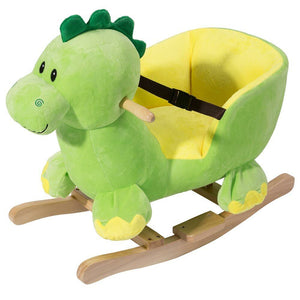 Dinosauro a Dondolo Cavalcabile Peluche Giocattolo Bambini con Effetti Sonori