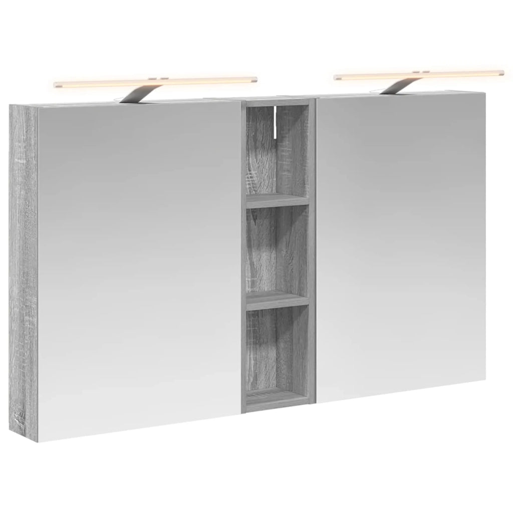 Set di Armadi da Bagno con lo scaffale 3 pcs 120 x 14,5 x 70 cm