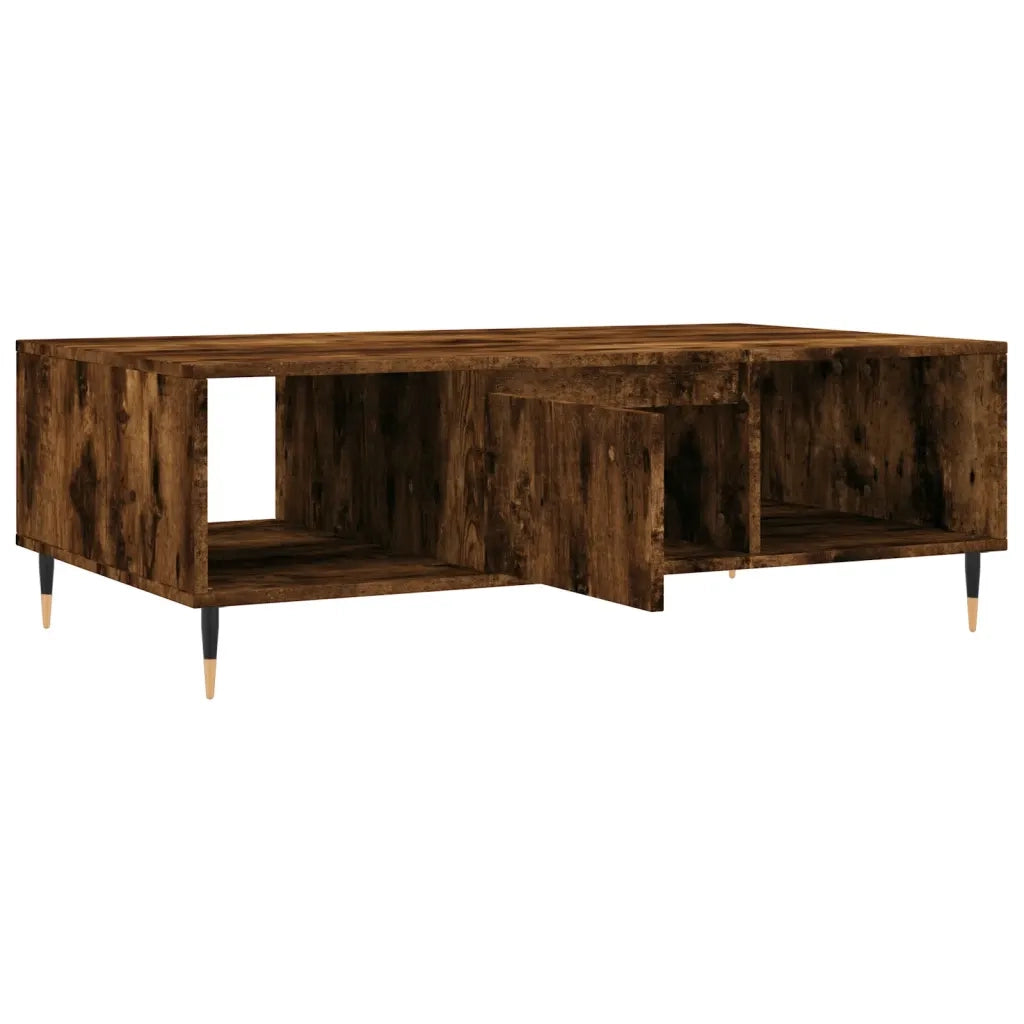 Tavolino da salotto | Tavolino da caff¨¨ | Tavolino da Soggiorno Rovere Fumo 104x60x35 cm Legno Multistrato