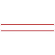 Sbarre da Gioco 2 pz 125 cm in Acciaio Rosso 93199