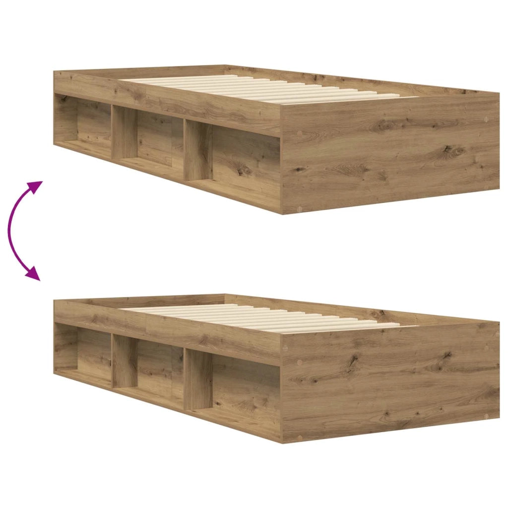 Telaio del letto con storage Rovere Artigianale 80 x 200 cm 3429524