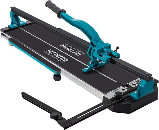 Tegelsnijder manuale, 99 cm, unico rail con doppio supporto, 3/5 pollici con laser laser preciso, strumenti per tegoli per tagli precisi, rosso