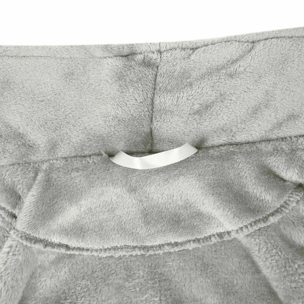 Accappatoio senza Cappuccio Grigio xl Flanella CFW4244332