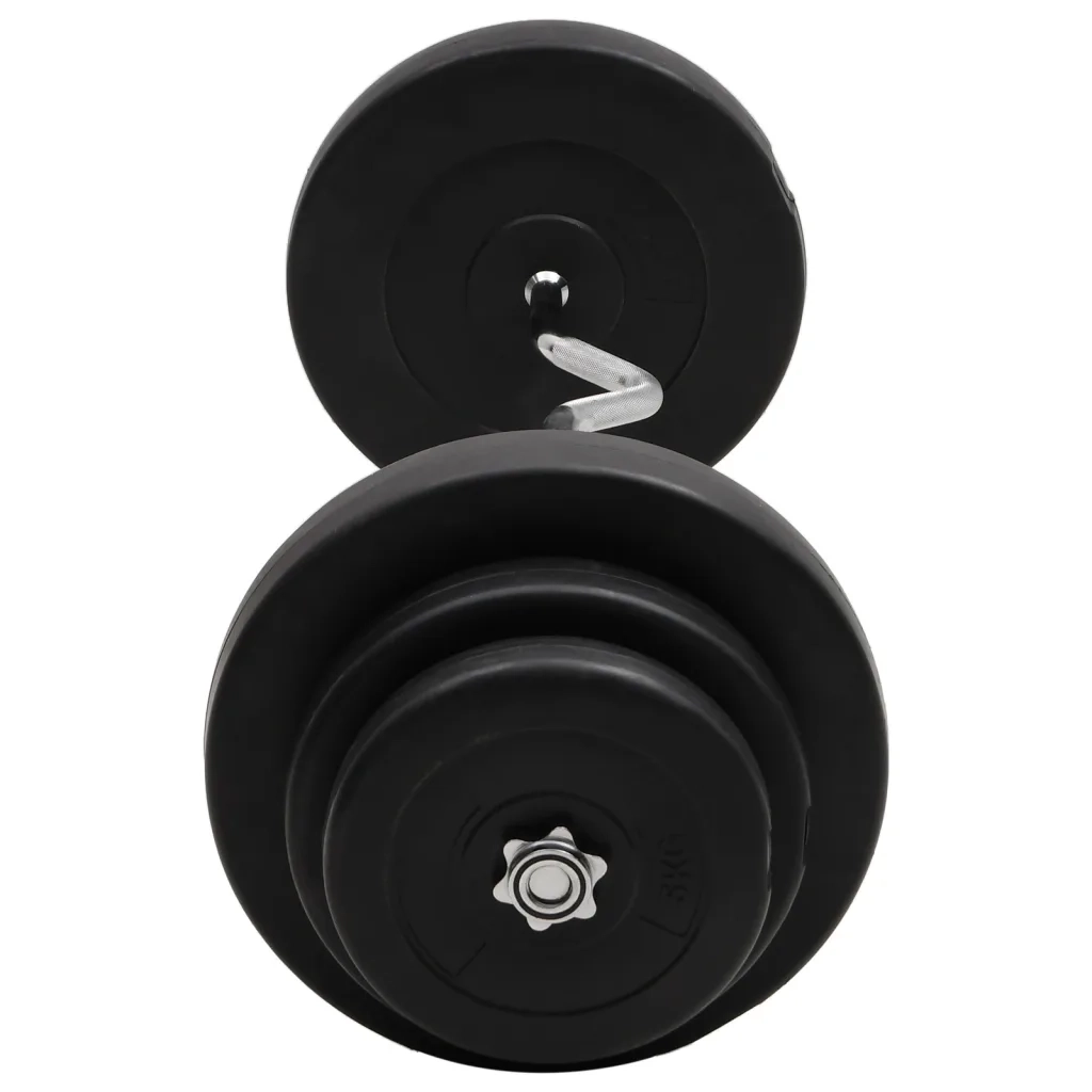 Bilanciere Curvo con Dischi 60 kg cod mxl 65709