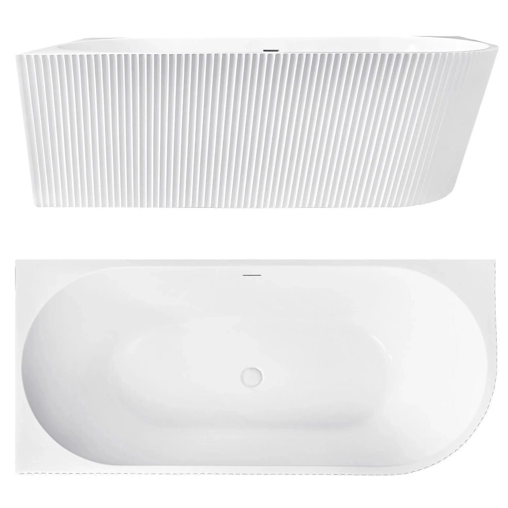 Vasca Bagno Wenus Sinistra 170cm Copritappo rame spazzolato