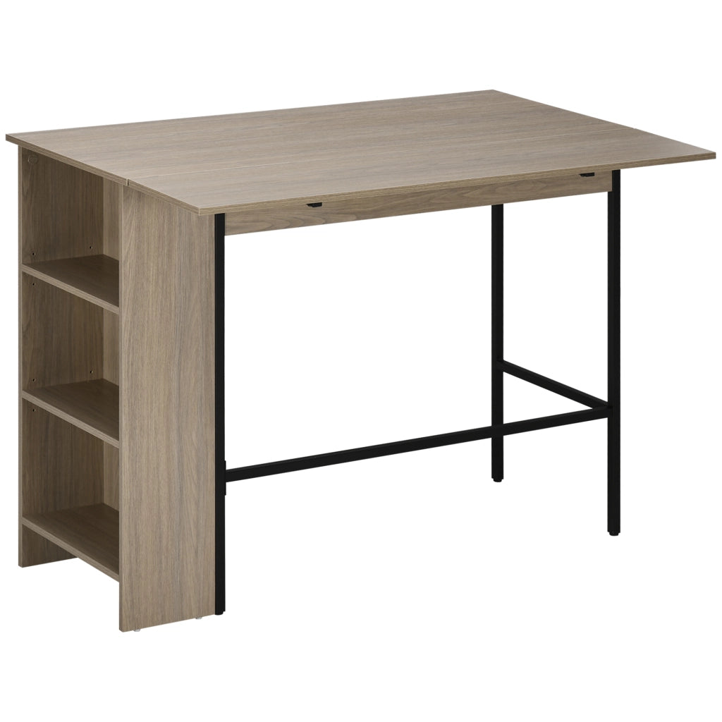 Tavolo da bar ¨C zephmum ¨C grigio chiaro 120x76x91 cm