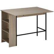 Tavolo da bar ¨C zephmum ¨C grigio chiaro 120x76x91 cm