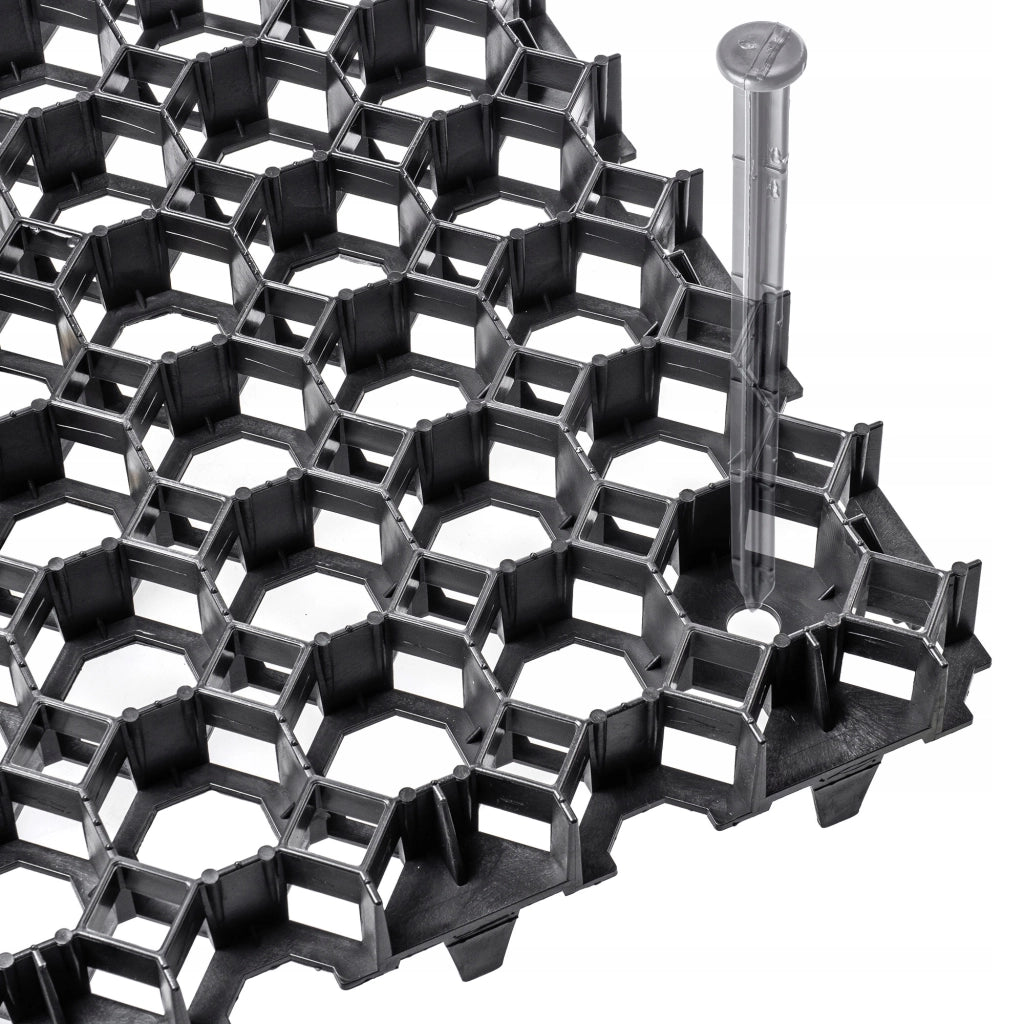 Griglia di protezione per prato KADAX Geogrid 50x50x3,5 per giardino, 530 tonnellate/m2 su pallet