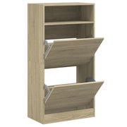 Scarpiera | Mobile per scarpe Rovere Sonoma 60x34x116 cm in Legno Multistrato