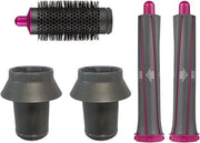 Accessori per ondulazione per 5 pezzi, compatibile con Dyson Supersone, barre per ondulazione, spazzola volumizzante e adattatore magico