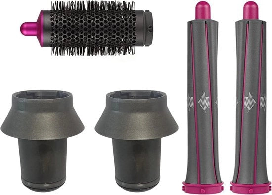 Accessori per ondulazione per 5 pezzi, compatibile con Dyson Supersone, barre per ondulazione, spazzola volumizzante e adattatore magico