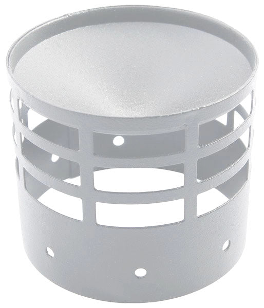 griglia di scarico o aspirazione acciaio inox d. 60 mm. canna fumaria pellet .