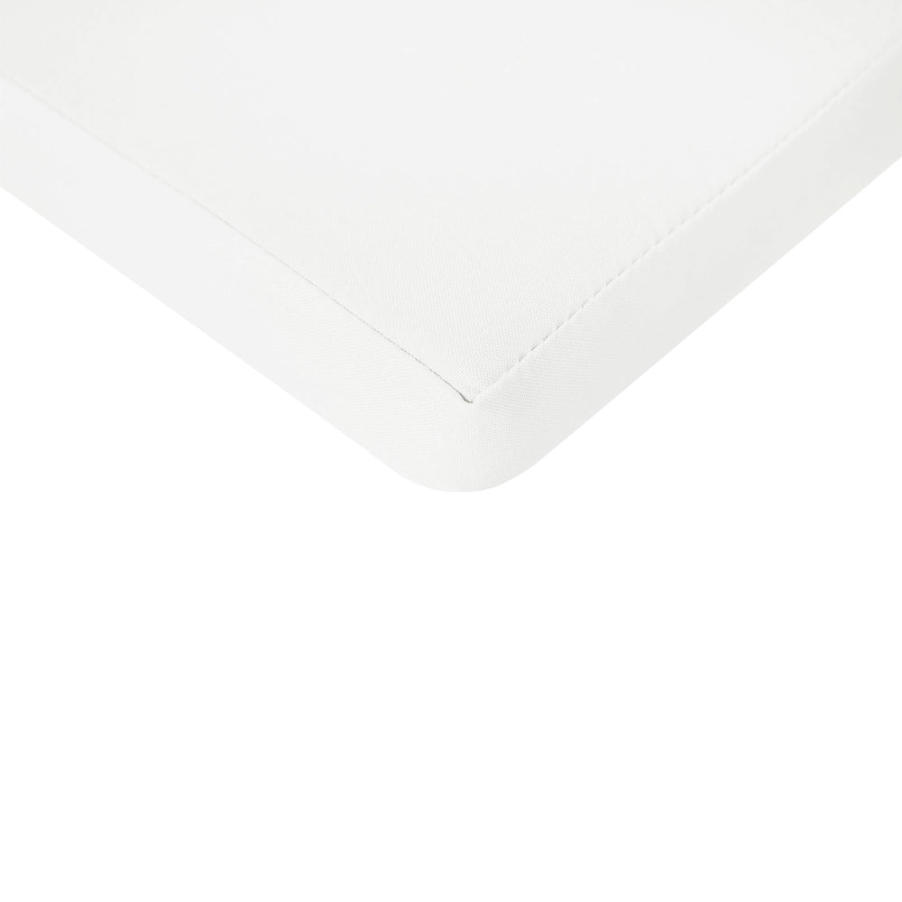 Set di 2 cuscini per sedie da giardino in tessuto di poliestere bianco sporco resistente ai raggi UV