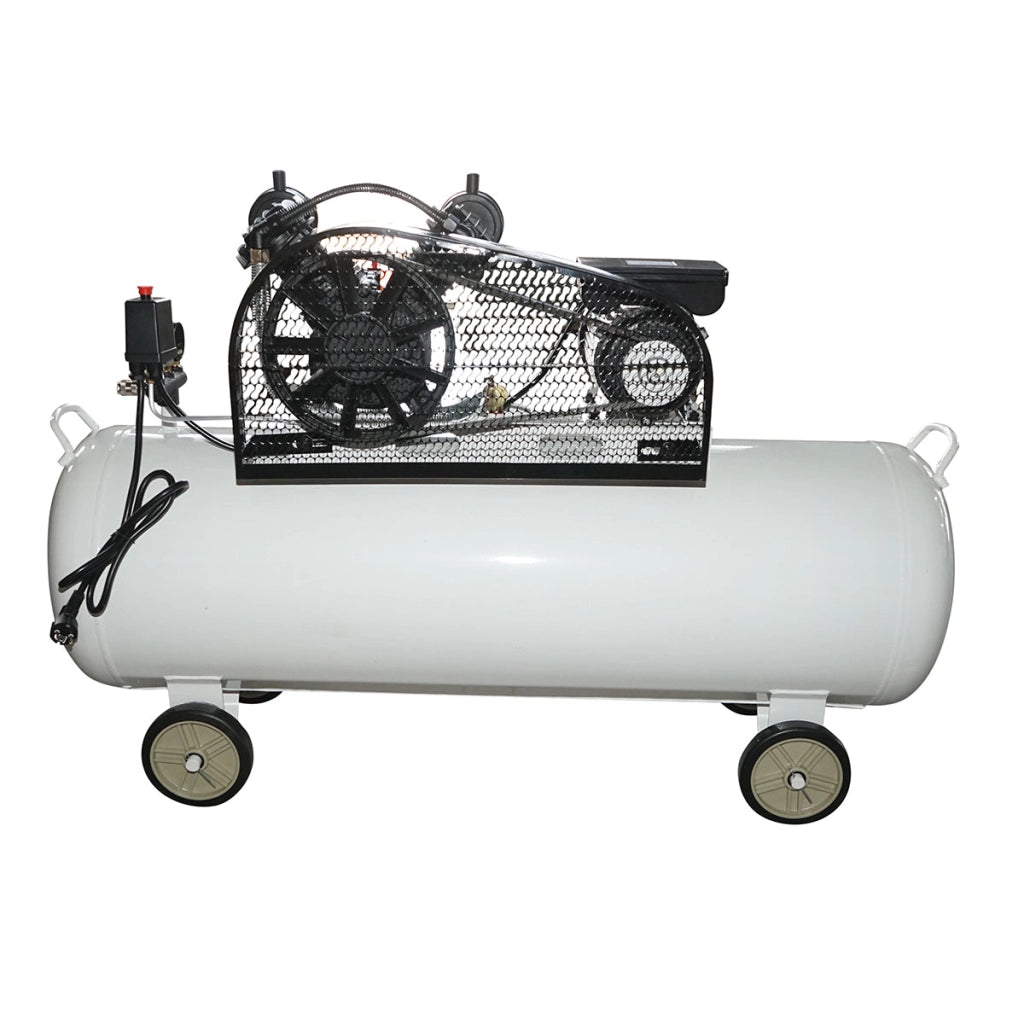 Compressore d'aria a cinghia da 200 litri, motore a V a 2 cilindri da 2,2 kW/3 CV, pressione massima 8 bar, volume di aspirazione dell'aria 325 l/min Breckner Germany