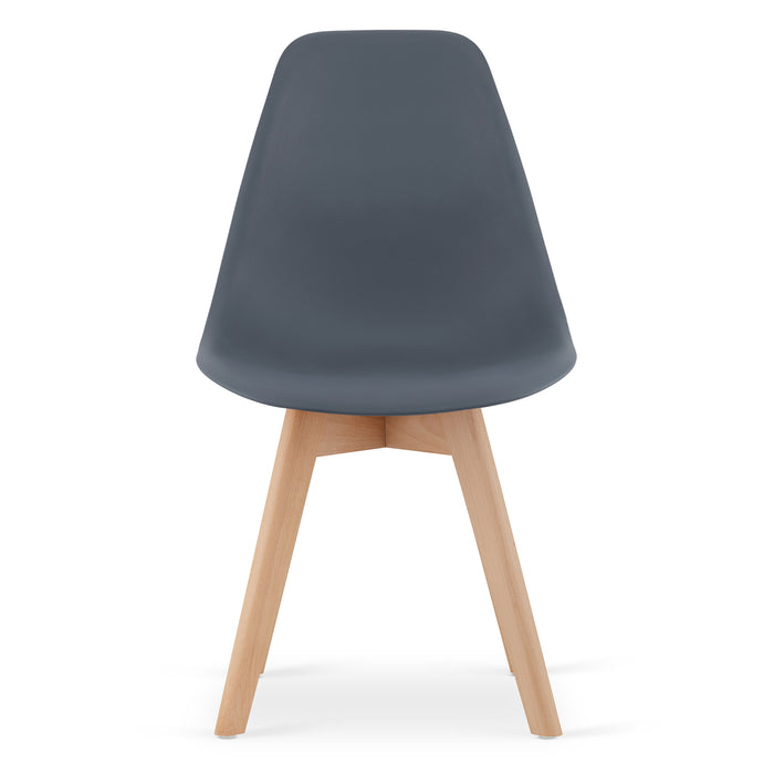 Sedia VALORA KITO - Design ergonomico ardesia scura x 2